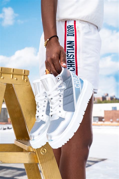 christian dior sneakers outfit|Christian Dior high cut sneakers.